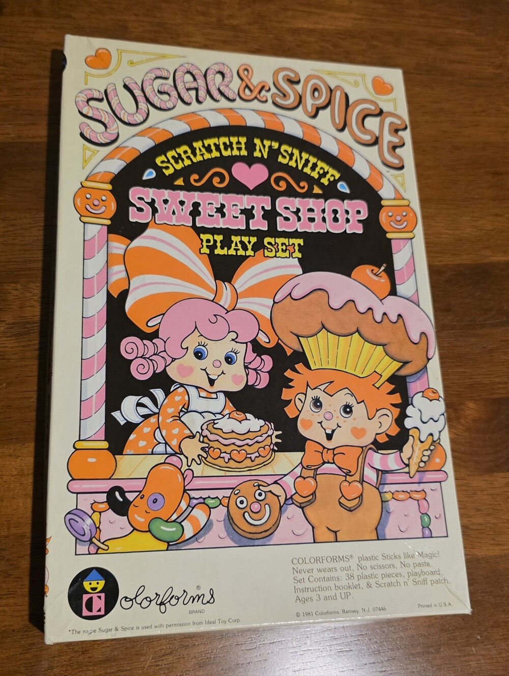 Sugar & Spice Scratch N' Sniff Sweet Shop Play Set - Pink & Orange